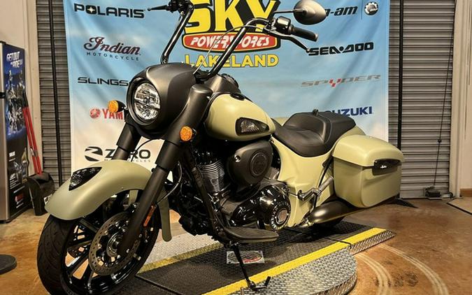 2025 Indian Springfield Dark Horse Moss Green Smoke