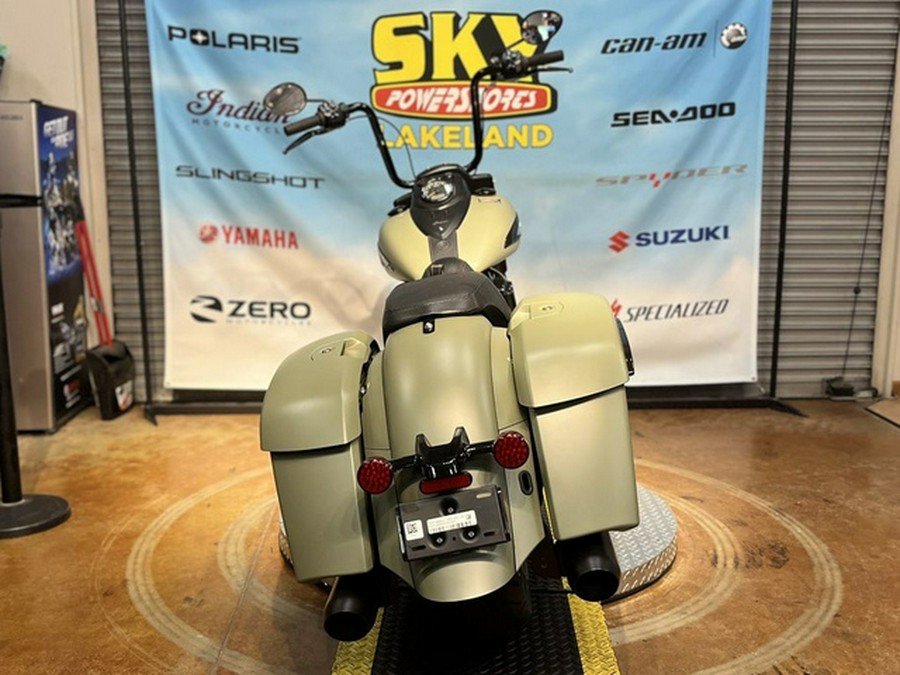 2025 Indian Springfield Dark Horse Moss Green Smoke