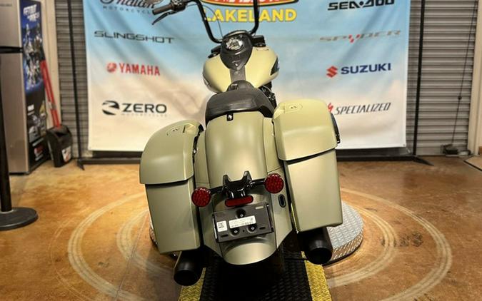 2025 Indian Springfield Dark Horse Moss Green Smoke