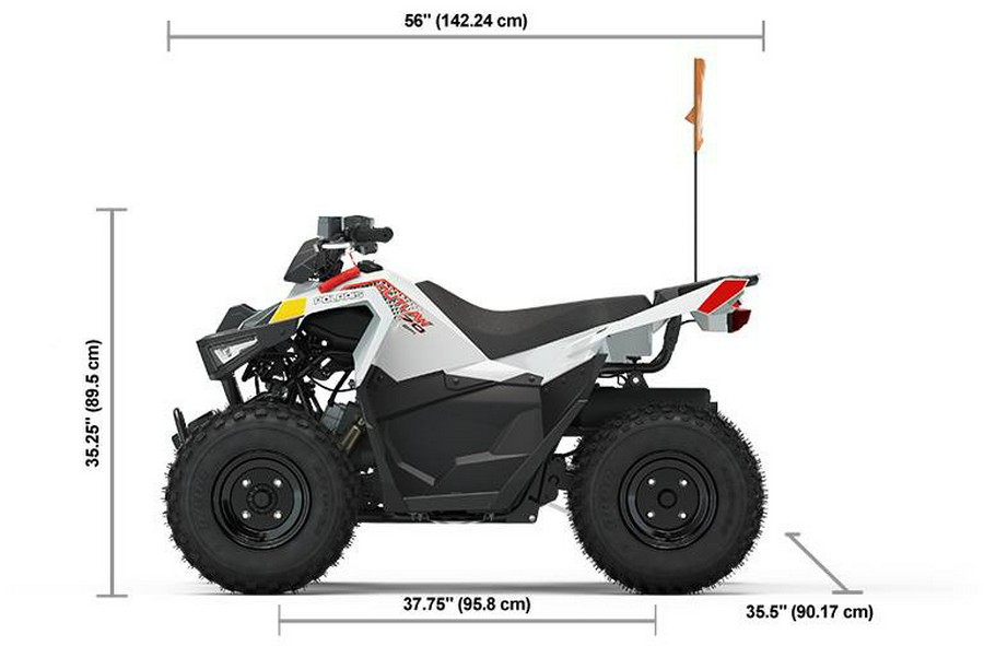 2021 Polaris Industries Outlaw® 70 EFI - White/Red