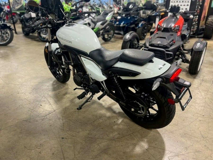 2024 Kawasaki Eliminator Pearl Robotic White Pearl Storm Gray