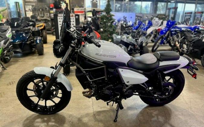 2024 Kawasaki Eliminator Pearl Robotic White Pearl Storm Gray