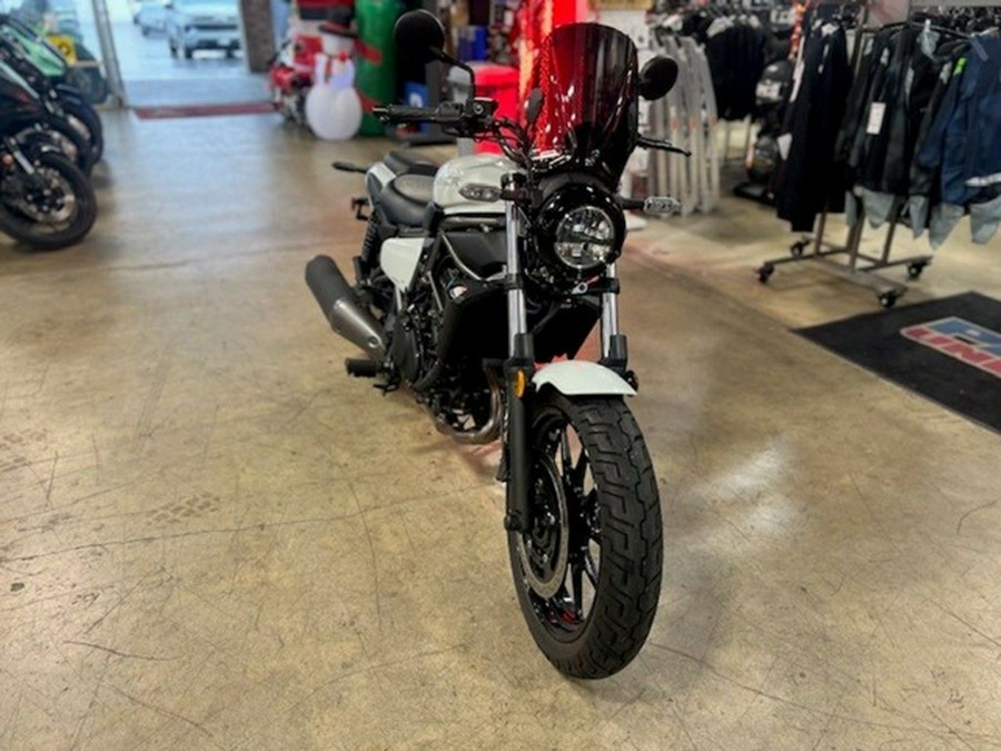 2024 Kawasaki Eliminator Pearl Robotic White Pearl Storm Gray