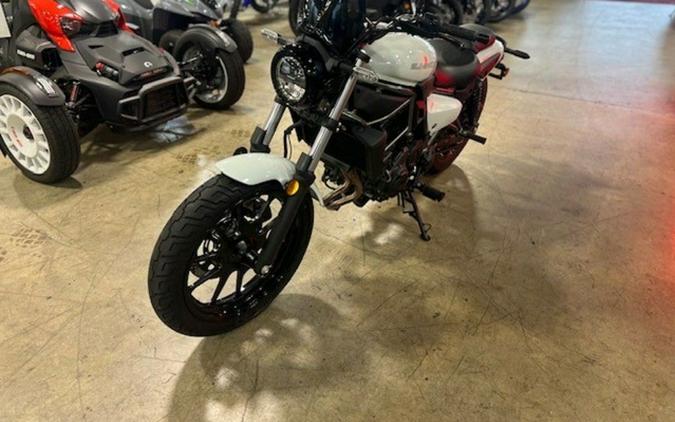 2024 Kawasaki Eliminator Pearl Robotic White Pearl Storm Gray