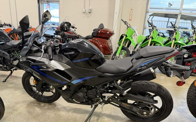 2025 Kawasaki Ninja® 500 ABS Metallic Flat Spark Black/Metallic Spark Black