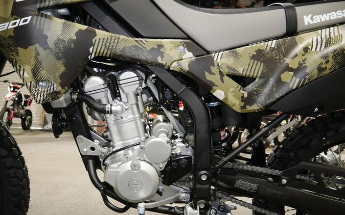 2026 Kawasaki KLX®300 Cypher Camo Beige