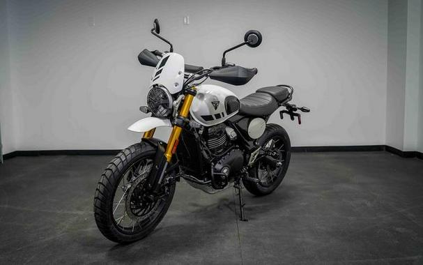 2026 Triumph Scrambler 400 XC Vanilla White