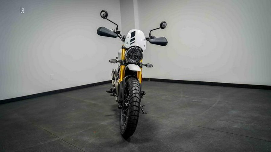 2026 Triumph Scrambler 400 XC Vanilla White