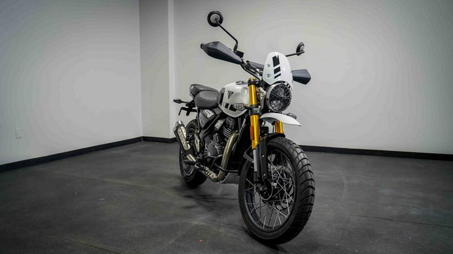 2026 Triumph Scrambler 400 XC Vanilla White