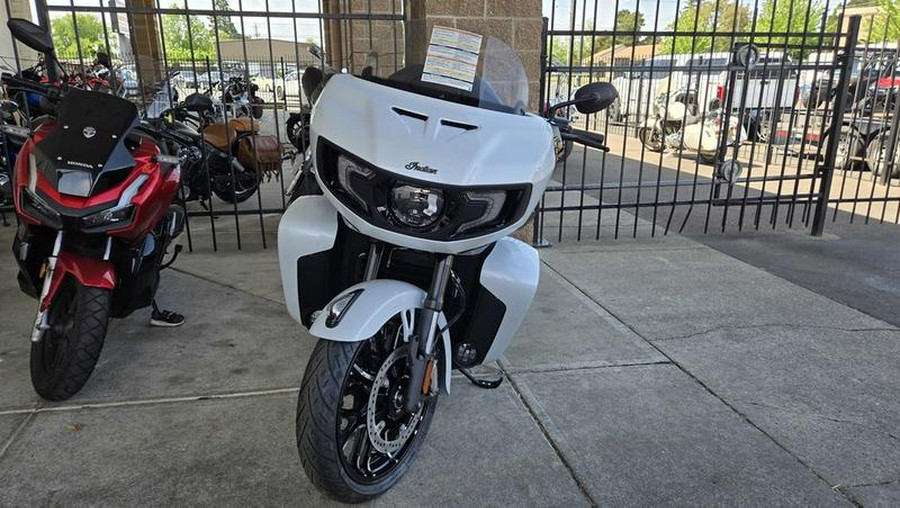 2026 Indian Motorcycle® Pursuit® Dark Horse® 112 Ghost White Metallic with Black Metallic