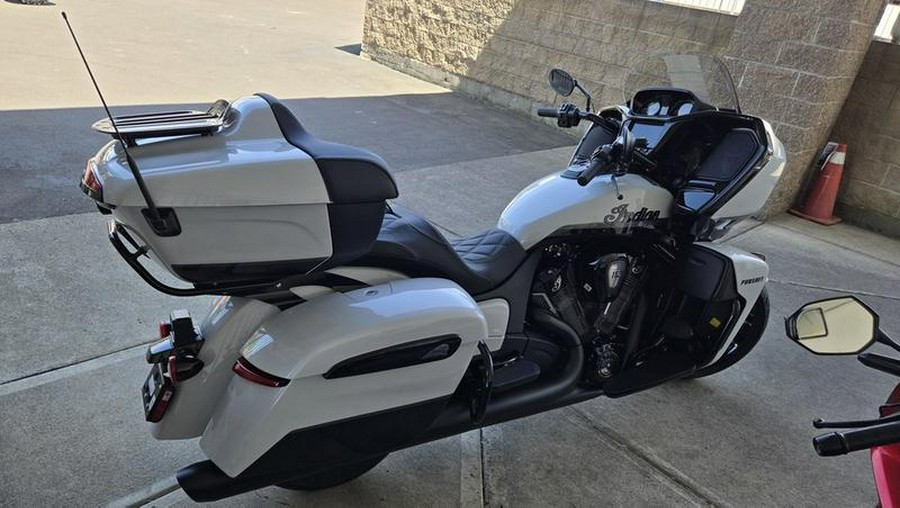 2026 Indian Motorcycle® Pursuit® Dark Horse® 112 Ghost White Metallic with Black Metallic