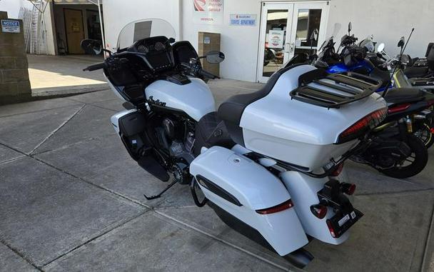 2026 Indian Motorcycle® Pursuit® Dark Horse® 112 Ghost White Metallic with Black Metallic