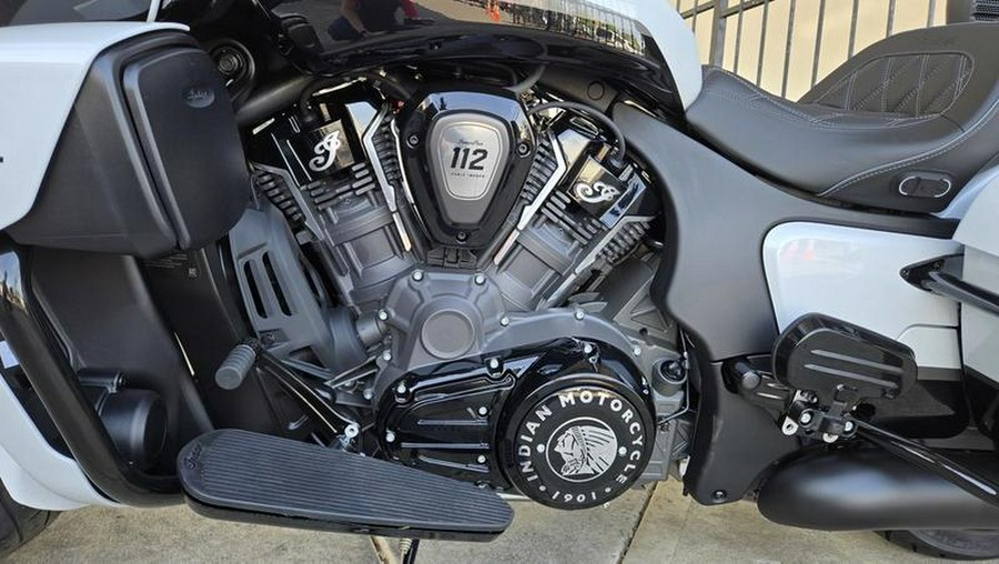 2026 Indian Motorcycle® Pursuit® Dark Horse® 112 Ghost White Metallic with Black Metallic
