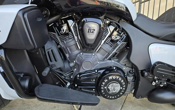 2026 Indian Motorcycle® Pursuit® Dark Horse® 112 Ghost White Metallic with Black Metallic