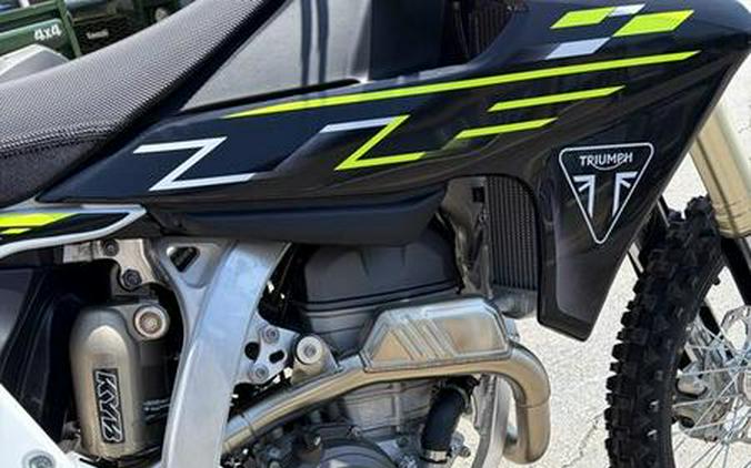 2026 Triumph TF 250-X Jet Black/Pure White