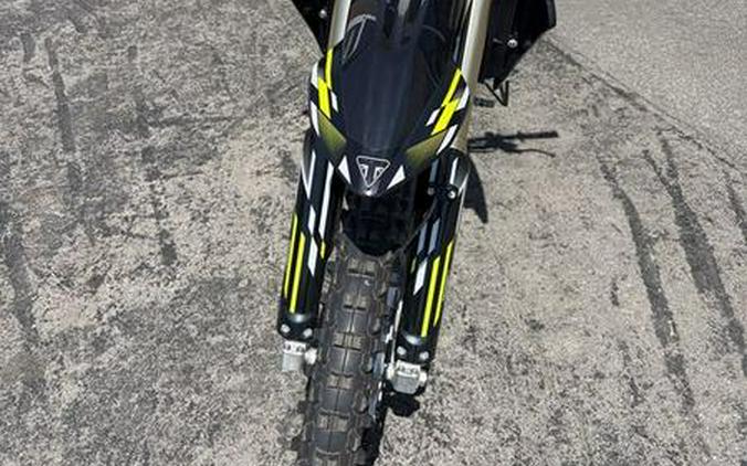 2026 Triumph TF 250-X Jet Black/Pure White
