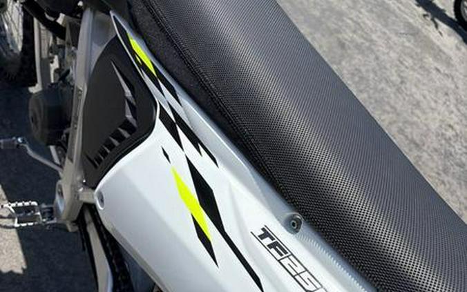 2026 Triumph TF 250-X Jet Black/Pure White
