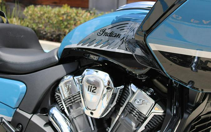 2026 Indian Motorcycle® Challenger® Limited 112 w/PowerBand Audio Storm Blue with Black Metallic