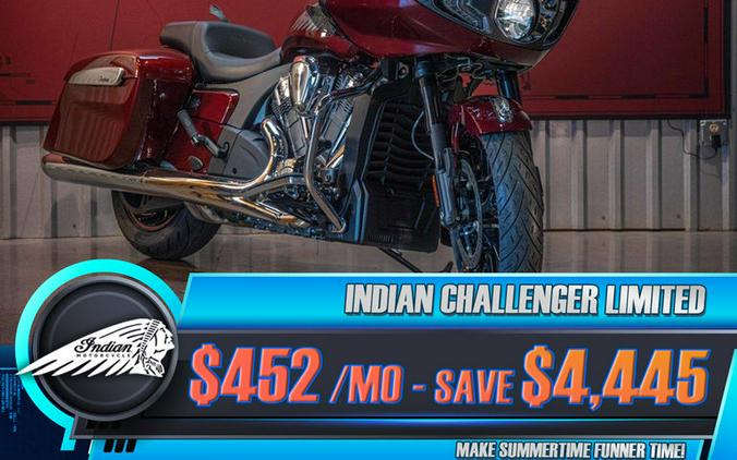 2023 Indian Motorcycle® Challenger® Limited Maroon Metallic