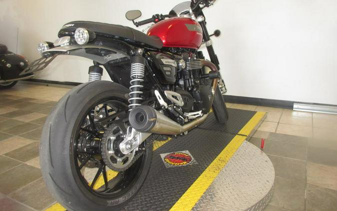 2022 Triumph Speed Twin Red Hopper