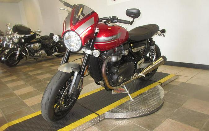 2022 Triumph Speed Twin Red Hopper