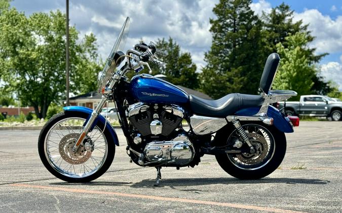 2006 Harley-Davidson 1200 Custom Two-Tone Rich Blue Sunglo and Chopper Blue Pearl