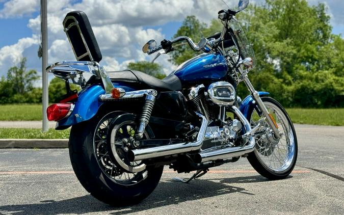 2006 Harley-Davidson 1200 Custom Two-Tone Rich Blue Sunglo and Chopper Blue Pearl