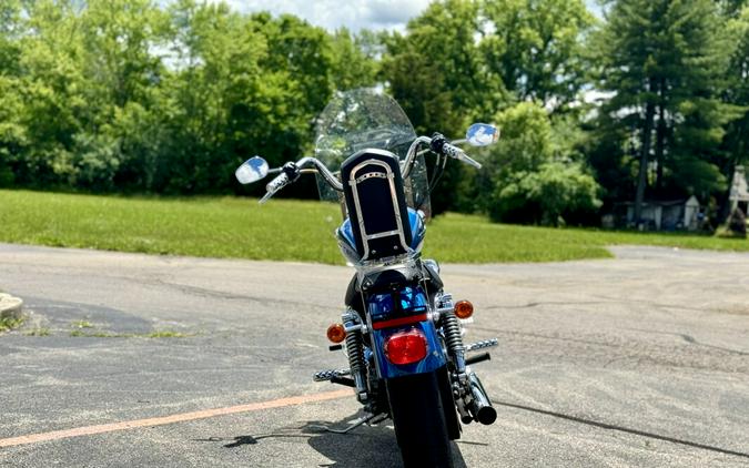 2006 Harley-Davidson 1200 Custom Two-Tone Rich Blue Sunglo and Chopper Blue Pearl