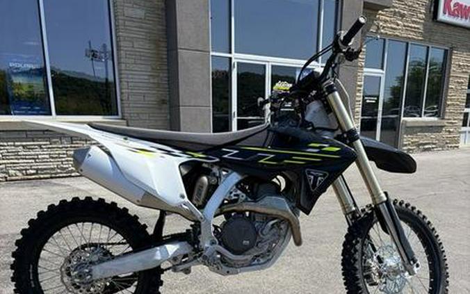 2026 Triumph TF 450-X Jet Black/Pure White