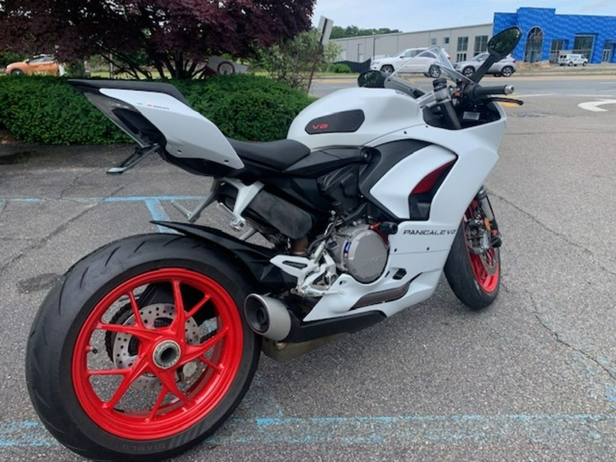 2023 Ducati Panigale V2 White Rosso Livery