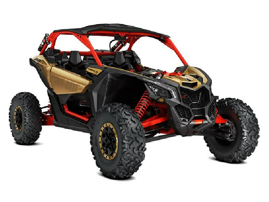 2017 Can-Am® Maverick™ X3 X™ RS Turbo R Gold & Can-Am Red