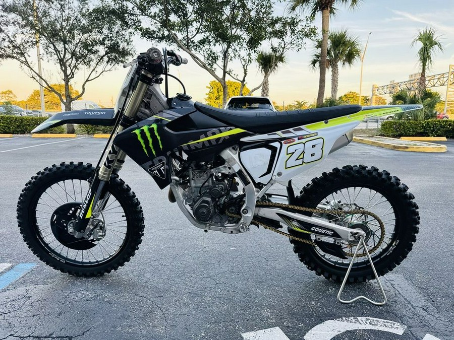 2025 Triumph TF 450-RC Edition Jet Black/Pure White