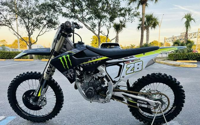 2025 Triumph TF 450-RC Edition Jet Black/Pure White