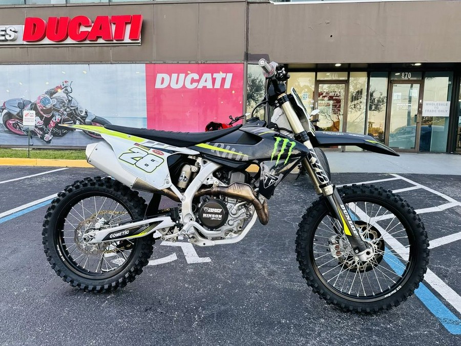 2025 Triumph TF 450-RC Edition Jet Black/Pure White