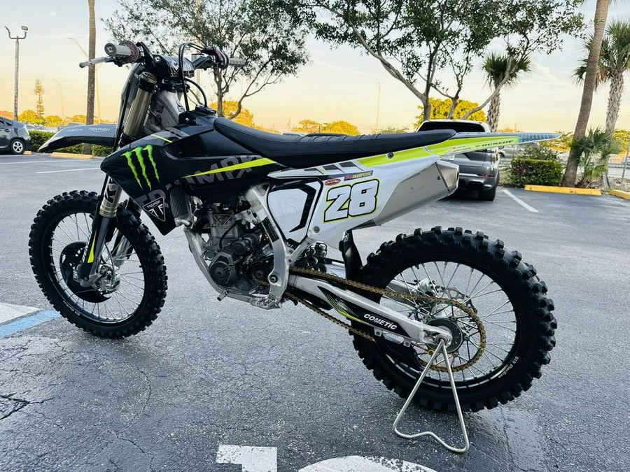 2025 Triumph TF 450-RC Edition Jet Black/Pure White