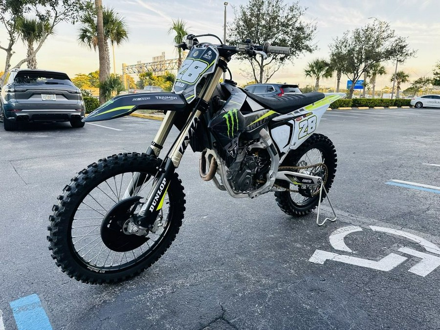 2025 Triumph TF 450-RC Edition Jet Black/Pure White