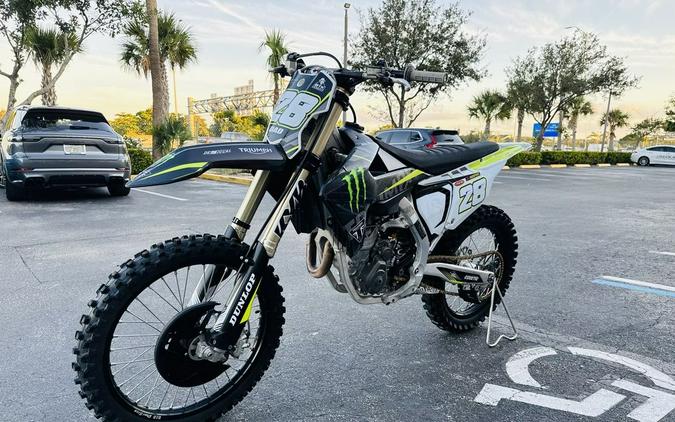 2025 Triumph TF 450-RC Edition Jet Black/Pure White