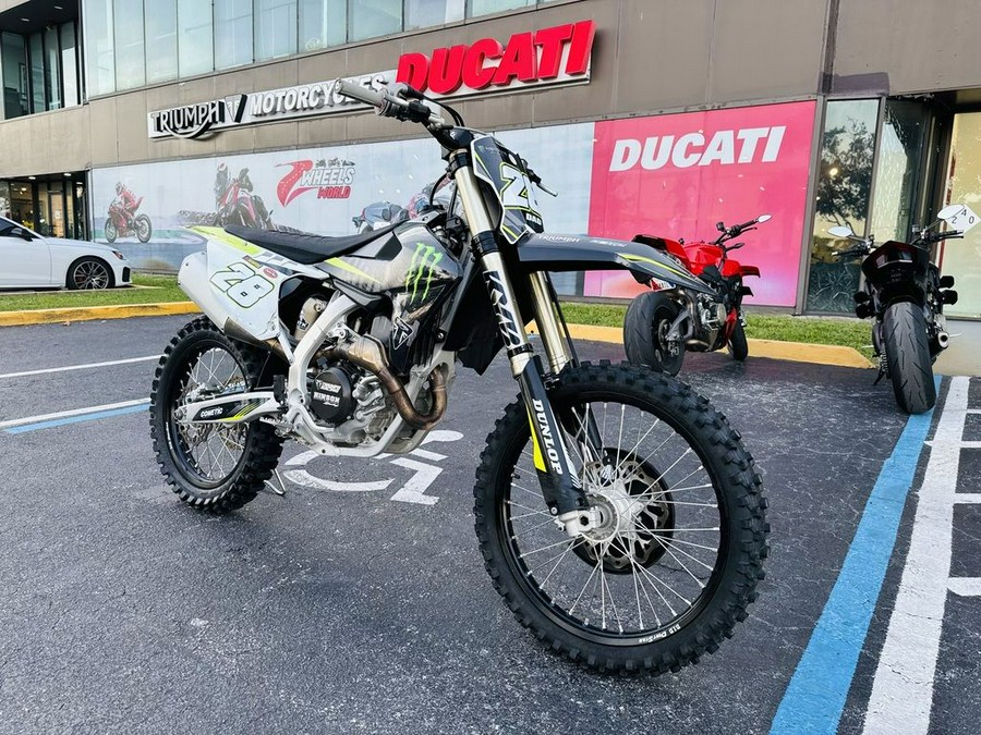 2025 Triumph TF 450-RC Edition Jet Black/Pure White