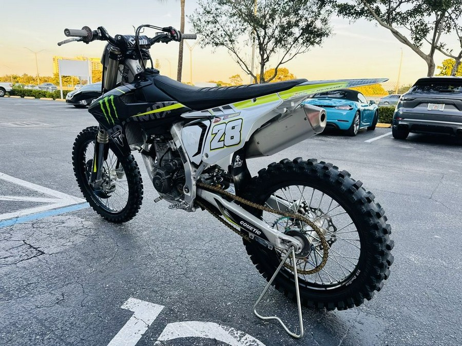 2025 Triumph TF 450-RC Edition Jet Black/Pure White