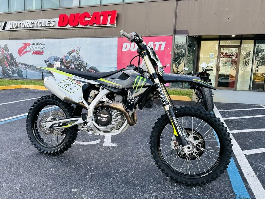 2025 Triumph TF 450-RC Edition Jet Black/Pure White