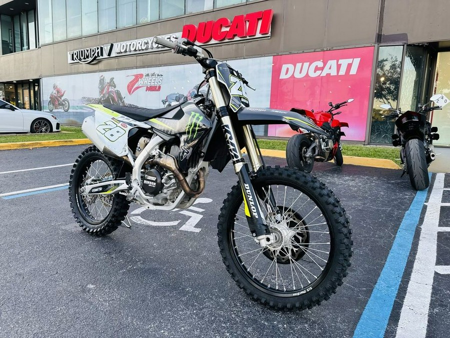 2025 Triumph TF 450-RC Edition Jet Black/Pure White