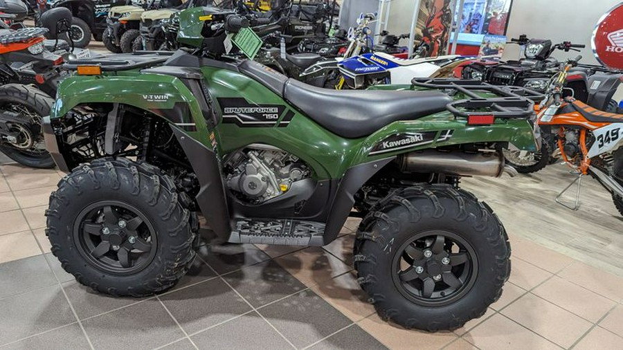 New 2024 KAWASAKI BRUTE FORCE 750 TIMBERLINE GREEN