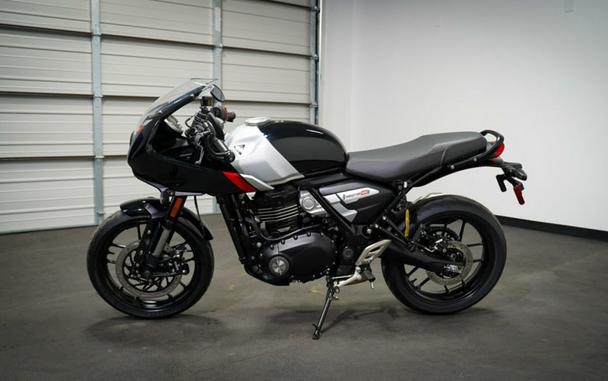 2026 Triumph Thruxton 400 Phantom Black / Aluminium Silver