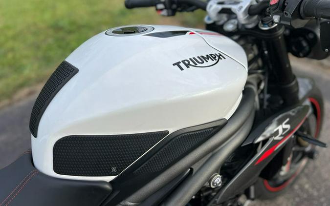 2019 Triumph Speed Triple RS Crystal White Metallic RS