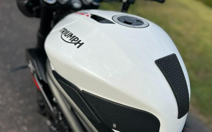 2019 Triumph Speed Triple RS Crystal White Metallic RS