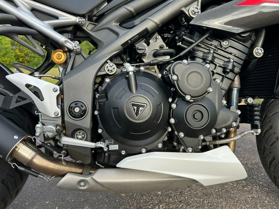 2019 Triumph Speed Triple RS Crystal White Metallic RS