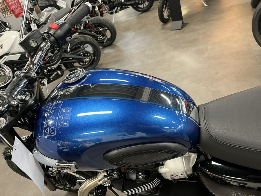 2023 Triumph Bonneville T100 Chrome Edition Cobalt Blue