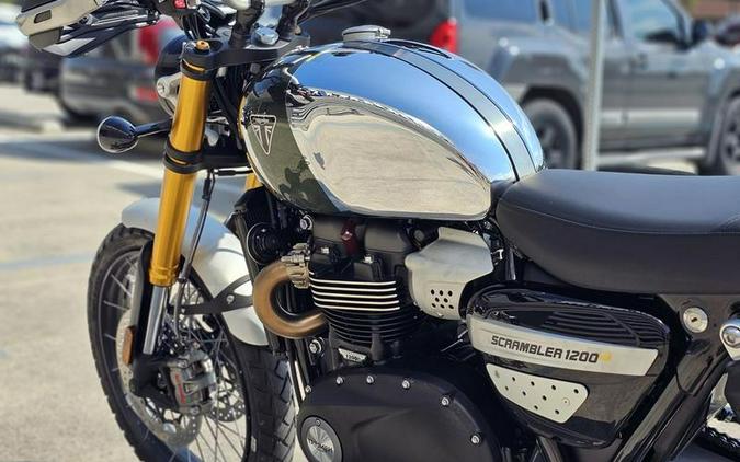 2023 Triumph Scrambler 1200 XE Chrome Edition Brooklands Green