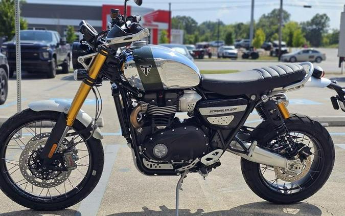 2023 Triumph Scrambler 1200 XE Chrome Edition Brooklands Green