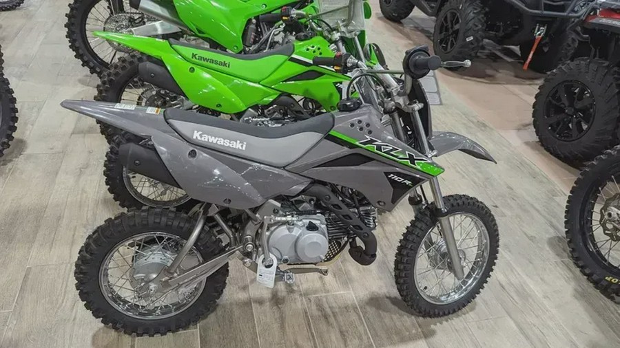 New 2024 KAWASAKI KLX110R L BATTLE GRAY